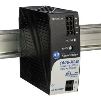 spínaný zdroj Allen Bradley Spínaný Napájecí zdroj na lištu DIN, výstup: 12V dc, 5A, vstupní: 240V ac