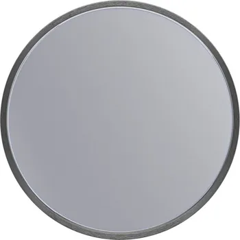 Zrcadlo Erga Round, kulaté zrcadlo 30cm, černý rám, ERG-V01-ROUND-3030-BK