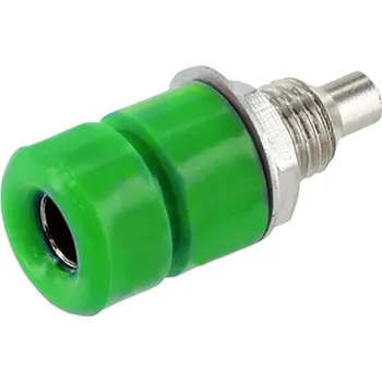 Krokosvorka econ connect TB40GN zdířka pro banánek zásuvka, vestavná Ø pin: 4 mm zelená 1 ks Bulk