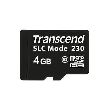 Paměťová karta Karta Micro SD MicroSDHC 4 GB Ne 3D TLC (SLC mode) Transcend