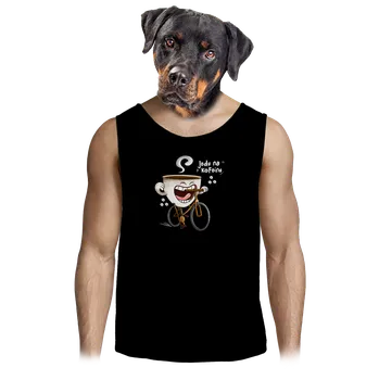 Pánské tílko Bastard Jedu na kofeinu pánské tílko Black