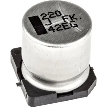 Kondenzátor 220μF ±20procent 160mΩ 63V dc SMD Elektrolytický řada FK SMD Panasonic