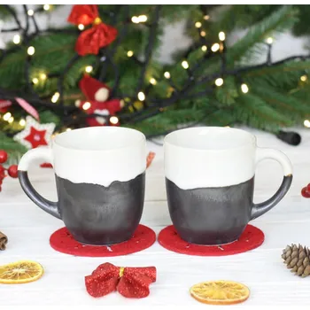 Dva hrnky Bel 300ml Dolomit láva Krabička