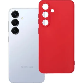 Náhradní kryt pro mobilní telefon Kryt Soft Case Samsung Galaxy S25 red