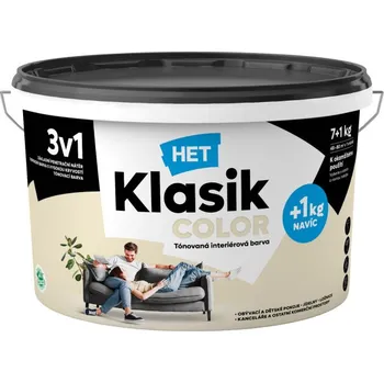 barva na zeď KLASIK COLOR 0017 BÍLÝ SMETANOVÝ 7+1 KG