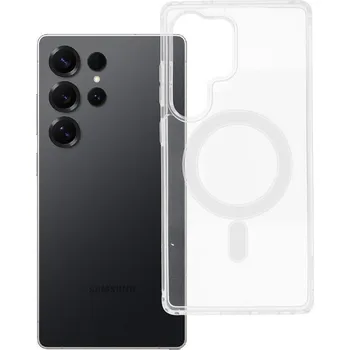 Náhradní kryt pro mobilní telefon Kryt Clear Mag Cover (Mid) Pouzdro s MagSafe Samsung Galaxy S25 Ultra Translucent