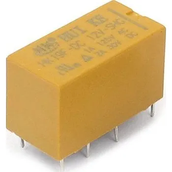 Relé Relé HK19F 12V DC, kontakty 125VAC/1A nebo 30VDC/2A