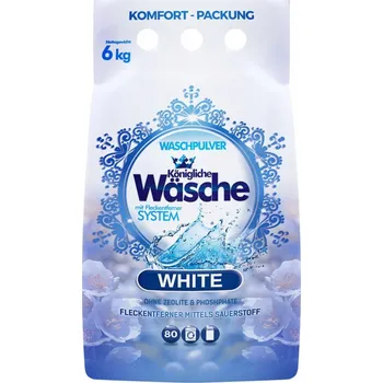 Prací prášek Prací prášek na bílé prádlo White 6 kg 80 praní Königliche Wäsche