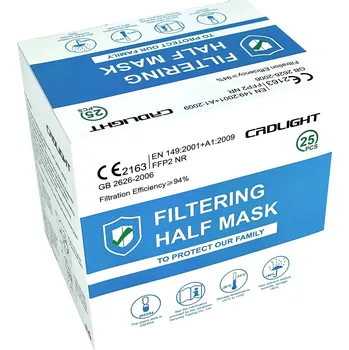 respirátor CRD Light CRDFFP2 respirátor proti jemnému prachu FFP2 25 ks