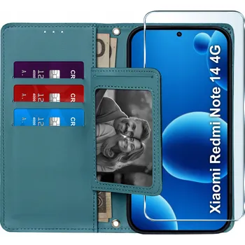 Pouzdro na mobilní telefon Flipové pouzdro KrainaGSM pro Xiaomi Redmi Note 14 4G modré