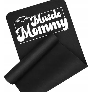 podložka na cvičení PODLOŽKA NA CVIČENÍ JÓGA FITNESS TRÉNINKOVÁ PROTISKLUZOVÁ SILNÁ Muscle Mommy