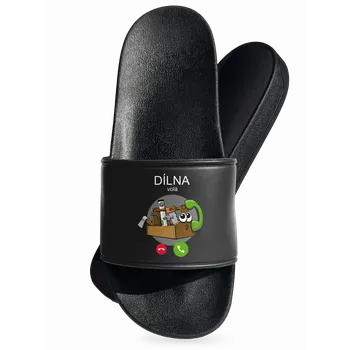 Pánské pantofle Bastard Dílna volá pantofle Black