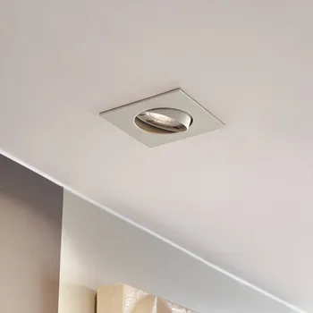 Lampička PRIOS vestavné svítidlo Fibur, béžové, 9 cm, GU10, 10 ks béžová 1 x 10 W LED - Doprava zdarma