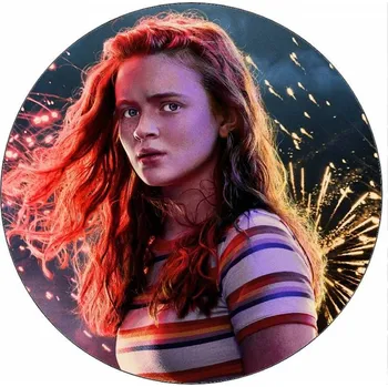 Jedlý papír na dort kulatý 19,5 cm, Stranger Thinks Sadie a ohňostroj