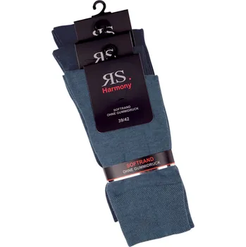 Pánské ponožky RS klasické pánské bavlněné jednobarevné elastické ponožky s jemným svěrem mix23 39-42