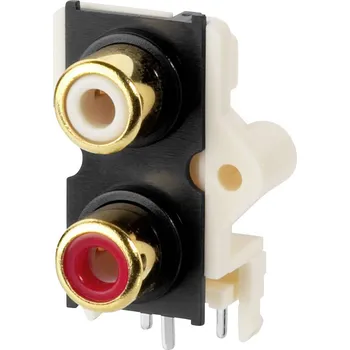 Elektrická zásuvka Monacor T-720G cinch vestavná zásuvka