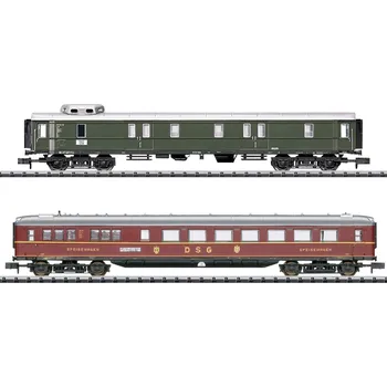 Modelová železnice MiniTrix T18286 Sada rychlíkových vozů 1 D 96