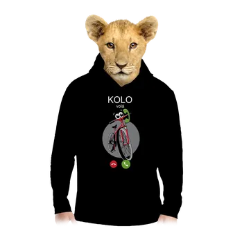 Chlapecká mikina Bastard Kolo volá dětská mikina klokanka Black