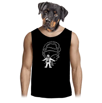 Pánské tílko Bastard Cimrman: MŇ MŇ MŇ pánské tílko Black