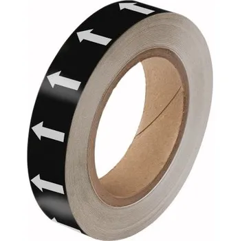 Pásek do tiskárny Reflexní páska 275109, Bílá, Černá Polyester 25 mm Akrylát, délka: 33 m Brady