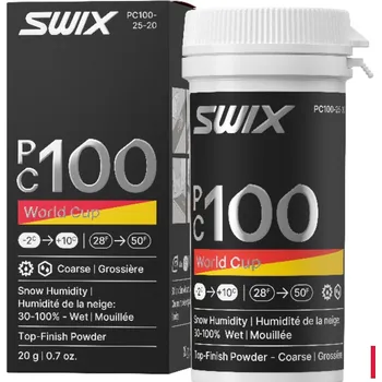 Lyžařský vosk SWIX PC100 WC Powder Coarse Wet -2/+10 °C 20 g