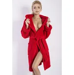 Dámský župan s kapucí Dkaren Diana Barva: Červená, Velikost: M