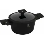 BERLINGERHAUS Kastrol s titanovým povrchem a poklicí 20 cm Matte Black Collection BH-8187