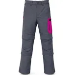 DĚTSKÉ TURISTICKÉ KALHOTY TROLLKIDS PREIKESTOLEN 3v1, GRAPHITE / FRESH BERRY Velikost: 146