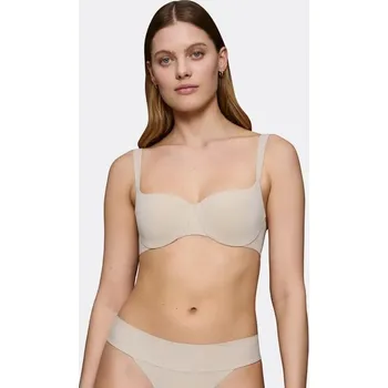 Podprsenka Dámská podprsenka Body Make-Up Illusion Balconette EX - světle tělová 00NZ - TRIUMPH NUDE BEIGE 90D