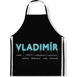 IMPAR Zástěra Mužská jména Neon, Vladimír