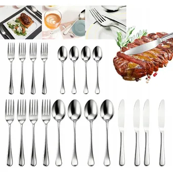Příbor PŘÍBORY NEREZOVÁ OCEL 410 4 SADY PRO RESTAURACE