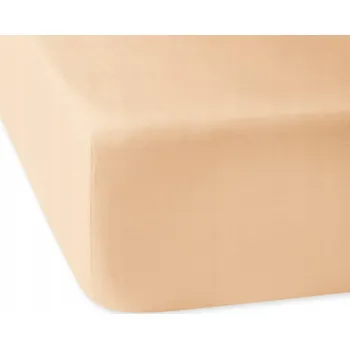 Prostěradlo Prostěradlo z bavlněného saténu s gumou světle béžové_044 120x200x20 DARYMEX