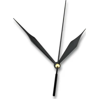 Hodinové ručičky kopinaté 1 s vteřinovkou - 93/63 - černé