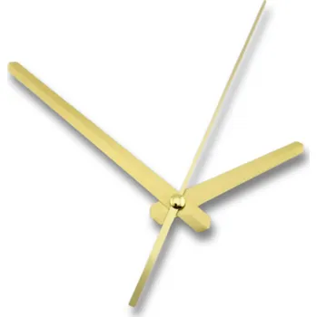 Hodinové ručičky tupý s vteřinovkou trojúhelník 110/70 - zlaté