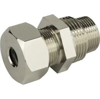 DEVI Šroubení s ucpávkou 3/4"-1" pro kabely do potrubí, nerez