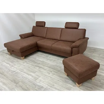Sedací souprava VÝPRODEJ: Rohová sedací souprava s taburetem WINSTON Levý roh
