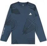 Tričko s dlouhým rukávem Difuzed PlayStation XL Modrá