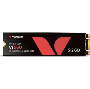 Interní pevný disk VERBATIM SSD Vi560 S3 M.2 512GB SATA III, W 520/ R 480MB/s