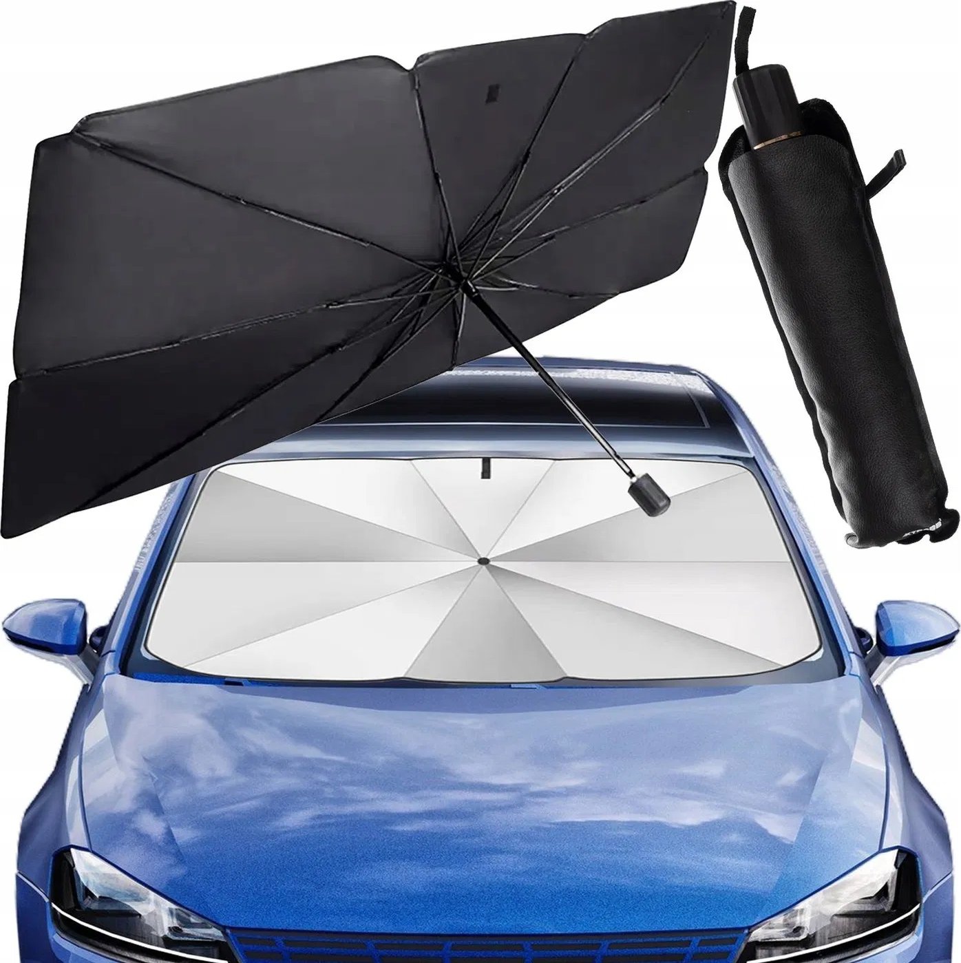 AUTOSHADE - clona proti slunci do auta, stříbrná + 2150 výdejních míst za pouhých 49 Kč