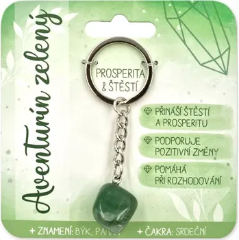 Nekupto Klíčenka s polodrahokamy Aventurín zelený