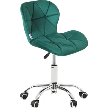 Bauerkraft H-589 Dětské otočné křeslo z veluru, zelené