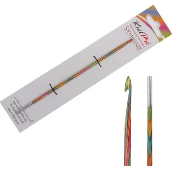 Nástroj na niť a příze Tuniský háček KnitPro Symfonie 3,5 (Tuniský vyměnitelný drěvěný háček Symfonie 3,5 mm)
