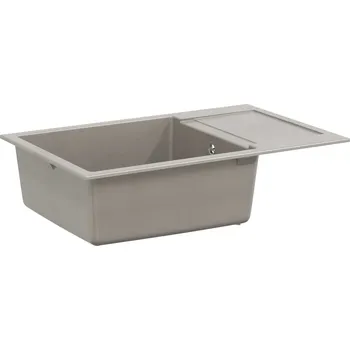 Nerezový dřez vidaXL Dřez Šedá 780 x 500 mm 80% Křemenné a 20% Pryskyřice [42028401]