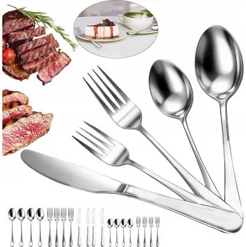 Příbor Sada příborů Bedee, nádobí z nerezové oceli, 20 ks