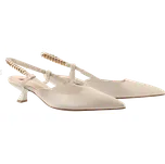 HOGL dámské lodičky s prázdnou patou béžové