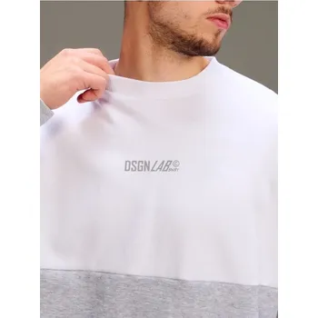 Pánská mikina Sinsay - Mikina s kulatým výstřihem - šedá - 477HL-09M - 477HL-09M-S