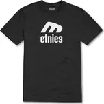 tričko Etnies Icon E Tee 2026 Black/White M