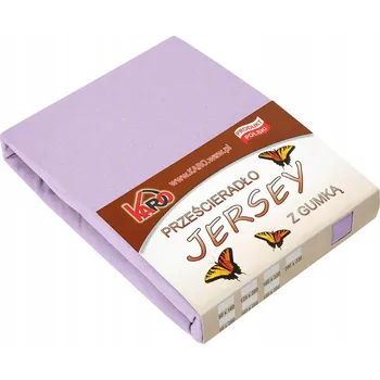 Prostěradlo Prostěradlo jersey s gumou 220x240 vřesové 036 silné 150g/m2 KARO