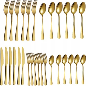 Příbor Sada příborů Bedee Stainless Steel Cutlery Set pro 6 osob, 30 ks