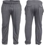 D555 kalhoty pánské RORY tepláky nadměrná velikost 5XL šedá